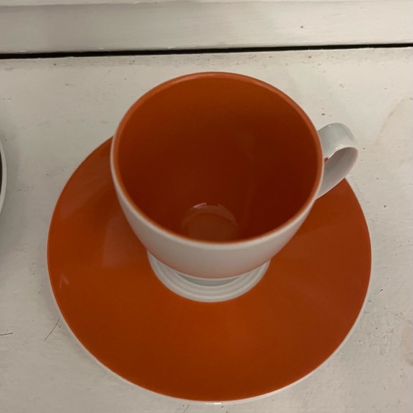 Guy Degrenne Espresso Cups and Saucers Set of 4 - Picture 7 of 14